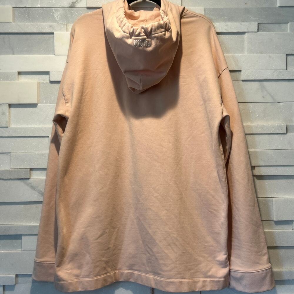 FENTY x PUMA REVOLVE Long Sleeve Graphic Lacing Oversize Hoody Cameo Rose  XS - Picture 3 of 6